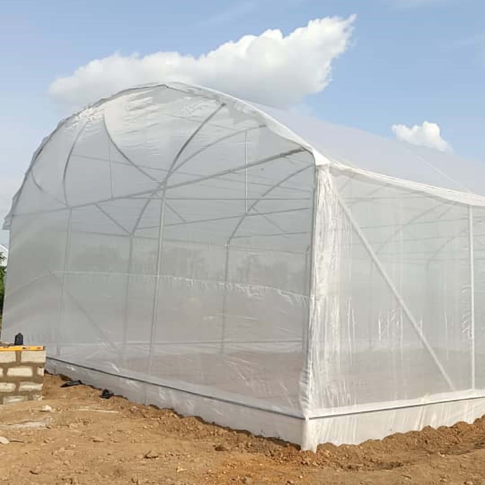 Completed Greenhouse Unit – Locally Engineered and Installed - Lead Installer and Technician – John Bentil